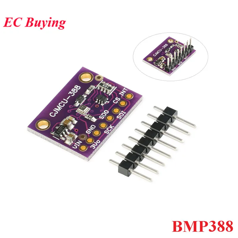 

BMP388 Atmospheric Pressure Sensor Module Digital Temperature For arduino Electronic DIY Board IIC SPI 24Bit Low Noise