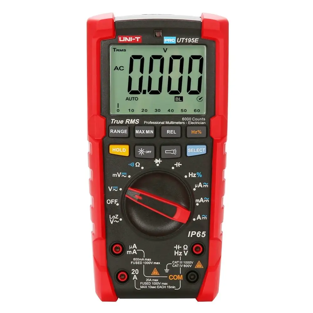 

KKMOON Digital Multimeters True RMS Professional IP65 Waterproof Fall-proof Dustproof Multimeter LoZ Test