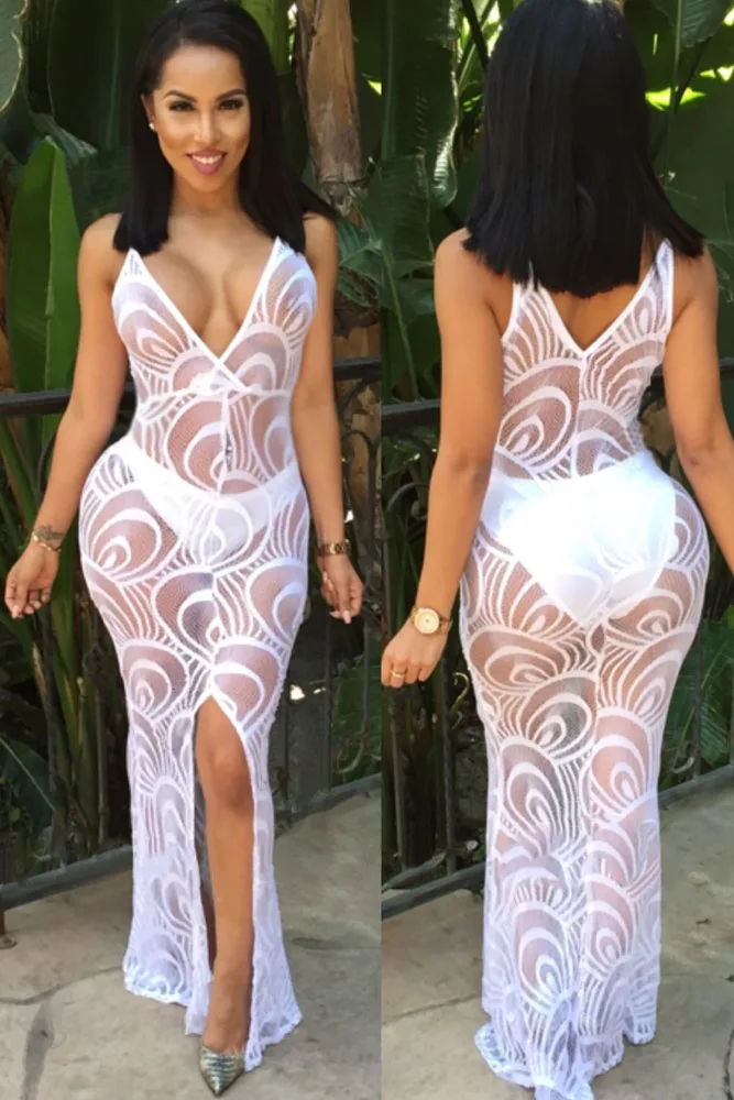 Sexy club wear sheer