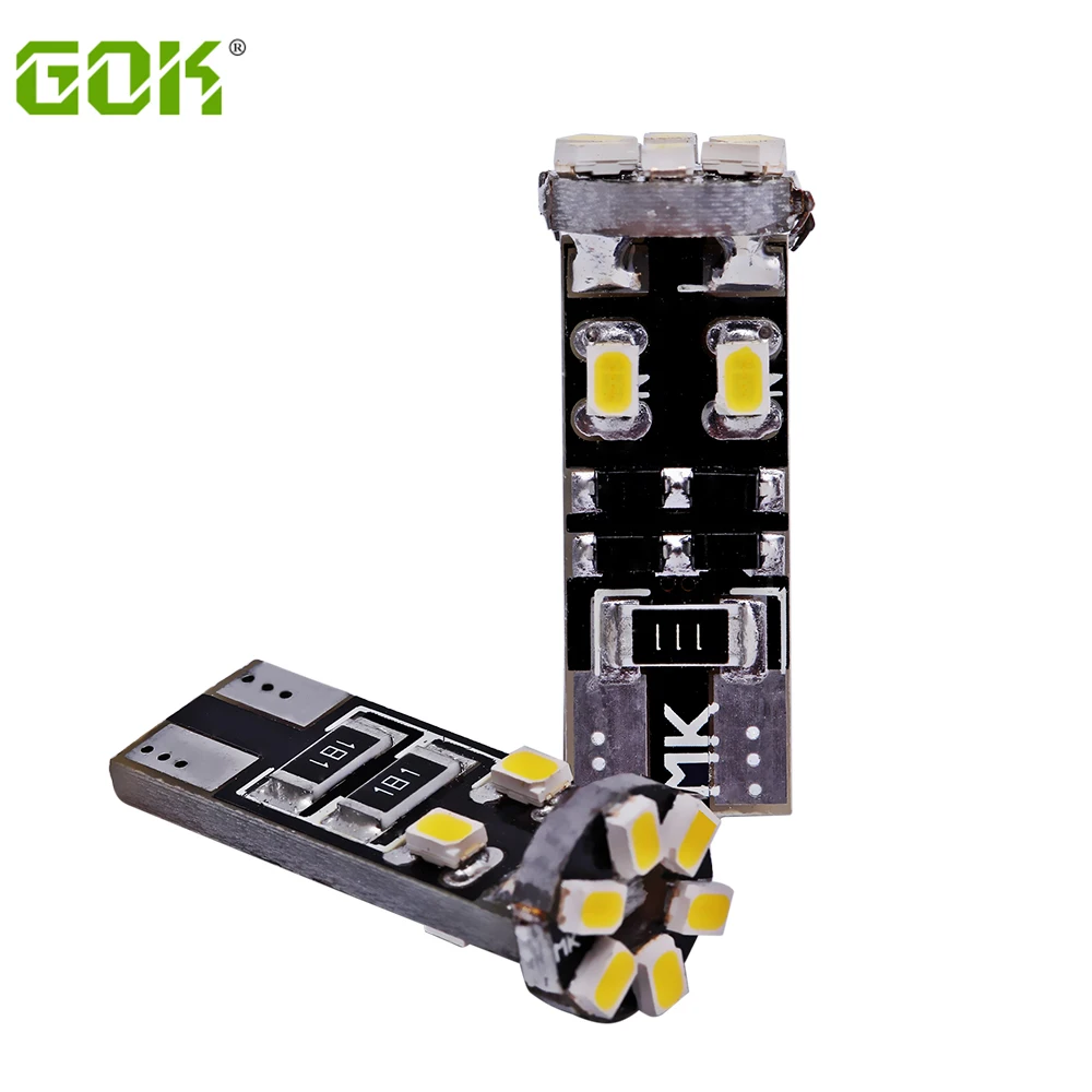 10 шт./лот T10 led canbus Свет w5w 10smd 1206 LED Предупреждение canceller индикатор Лампа Авто зазор