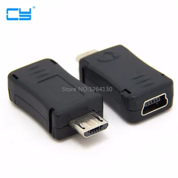 

100pcs/Mini USB Female to Micro USB Male Charging data for Samsung Sony Android phone
