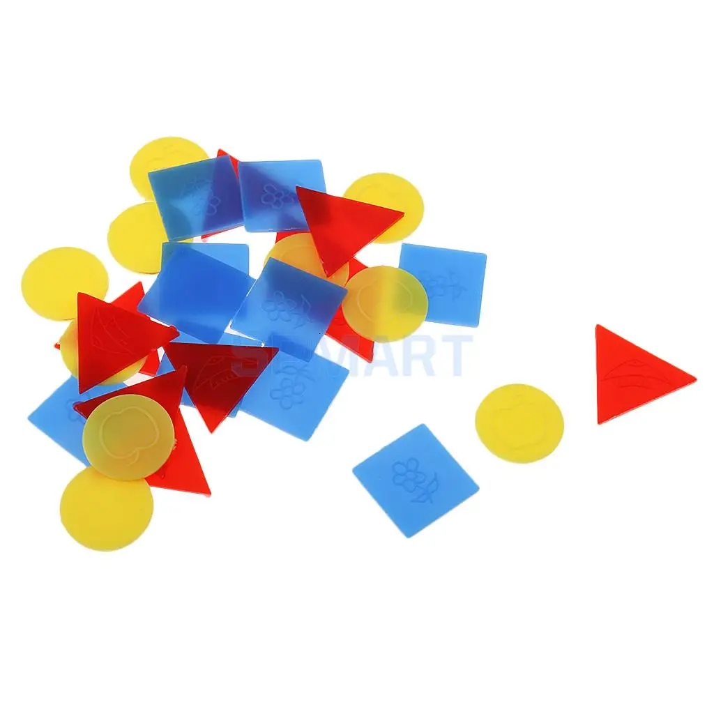 

30Pcs Children Mathematics Geometric Learning Toys for Primary Teaching Aid
