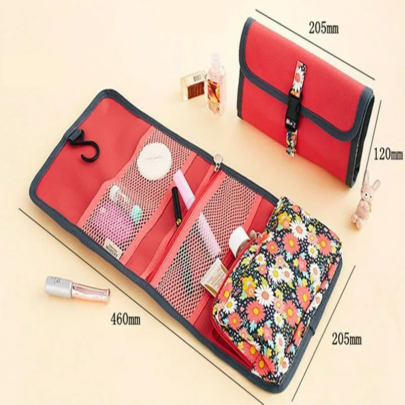 Hook-style Cosmetic Bag Large-capacity Foldable Hanging Travel Storage Bag Unfolding Wash Bag Hook-style Cosmetic Bag Large-capacity Foldable Hanging Travel Storage Bag Unfolding Wash Bag