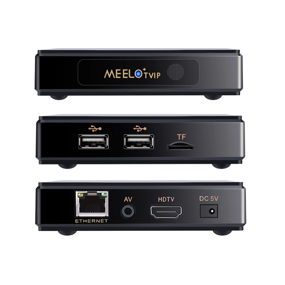 10 шт./лот MEELO tv IP S805 четырехъядерный Linux Smart tv Box Поддержка веб-портала H.265 Stalker 2,4 Gwifi смарт-медиаплеер 250