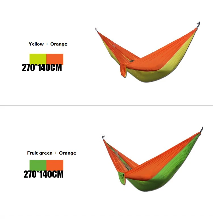 SAMIBULUO Parachute Hammock 1 Person Hammocks Travel 210d Nylon Fabric Camping Hamac