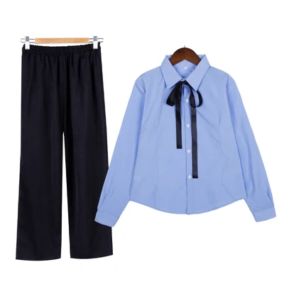 Корейская школьная форма для девочек jk темно-синий костюм моряка для женщин японская школьная форма хлопковая белая рубашка+ клетчатые ремни - Цвет: color12