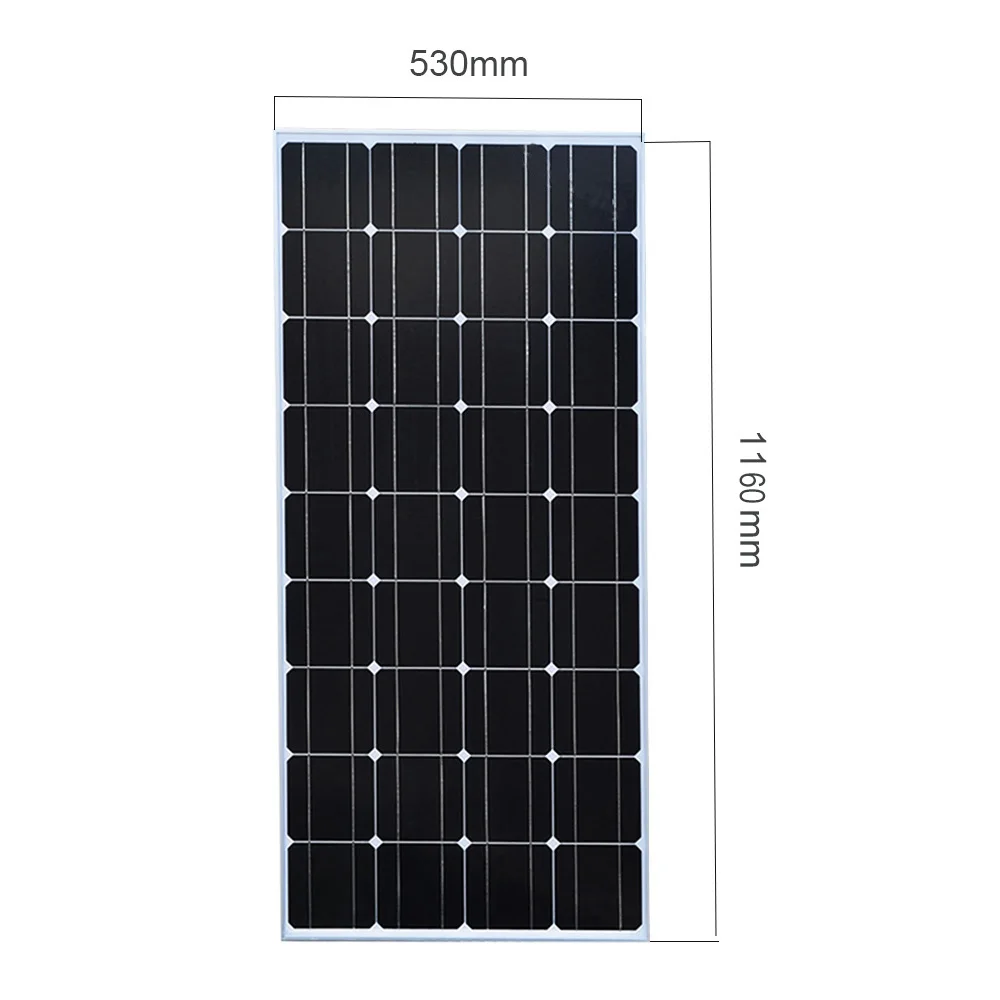 Comprar XINPUGUANG 2 uds 3 uds 4 Uds panel Solar 100W 18V de paneles solares 200W 300W 400W panneau solaire solar monocristalino de 12V 12V