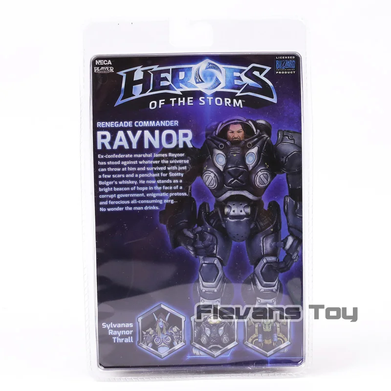 Фигурка NECA Heros of The Storm Renegade Commander Raynor Коллекционная Игрушечная модель Brinquedos
