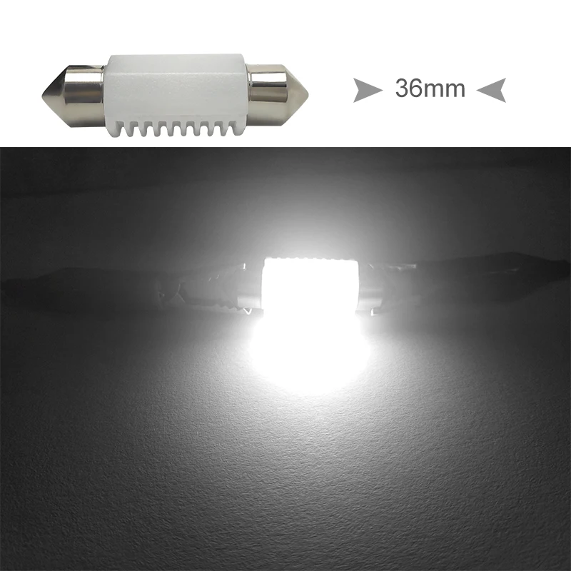 CNSUNNYLIGHT High Quality C5W C10W LED 31mm 36mm 39mm 41mm CANBUS Car Festoon Light Auto Interior Dome Lamp Reading Bulb White 12V 24V (14)