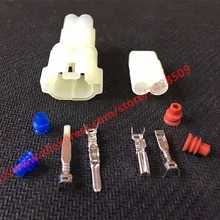 Партиями по 5 комплектов оптический Кливер Sumitomo HM 090 автомобильный разъем Женский Мужской 2 Pin Мощность Батарея Водонепроницаемый электронный соединитель 6187-2801 6187-2804