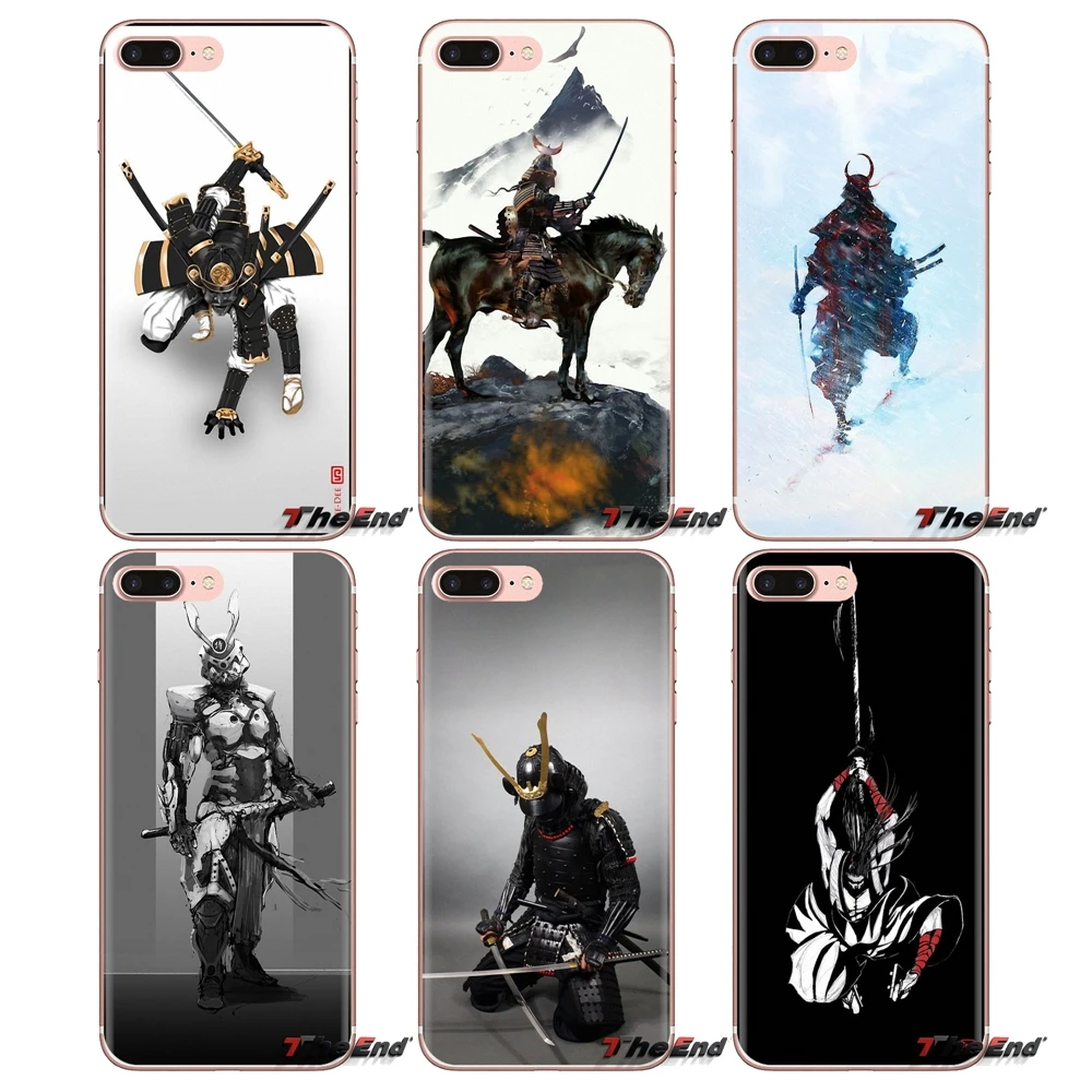 Sakura Moon Samurai Art Soft Transparent Shell Covers For Samsung Galaxy A3 A5 A7 A9 A8 Star A6 Plus 2018 2015 2016 2017 |