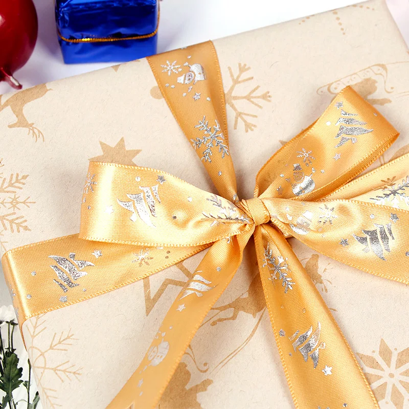 10 шт. Рождественская подарочная оберточная бумага новогодние подарки коробки упаковочная бумага DIY товары для рукоделия Рождественский Декор для дома