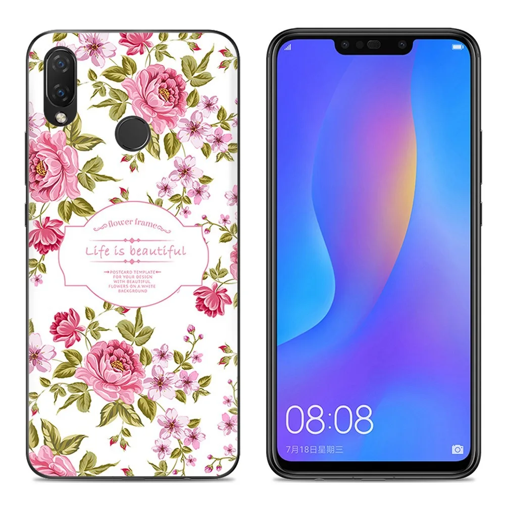KHW1936G_1_Colorful Soft Case for Huawei Nova 3i Huawei P Smart Plus 6.3 inch
