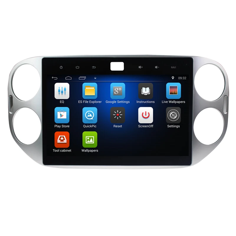 Cheap 10.1 Inch Auto PC For Volkswagen VW Tiguan 2011 2012 2013 2014 Car DVD Player Quad Core Android 5.1.1 Car DVD Player Free map 25