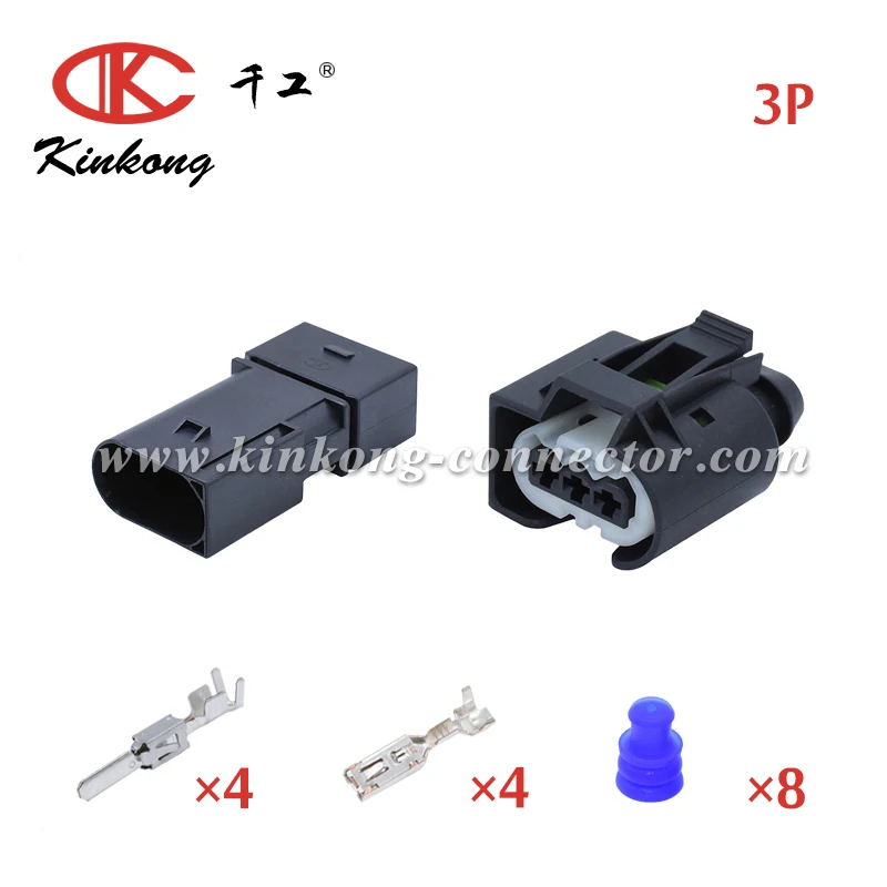 3 Pin KOSTAL automotive waterproof Connector For 50290971 1 433 919 09441392in Connectors from
