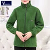 Vangull – veste chaude décontractée en molleton pour femme, vêtement d'extérieur à fermeture éclair, de grande taille 5XL, à la mode, pour maman et enfant d'âge moyen, nouvelle collection automne hiver 2022 ► Photo 1/6
