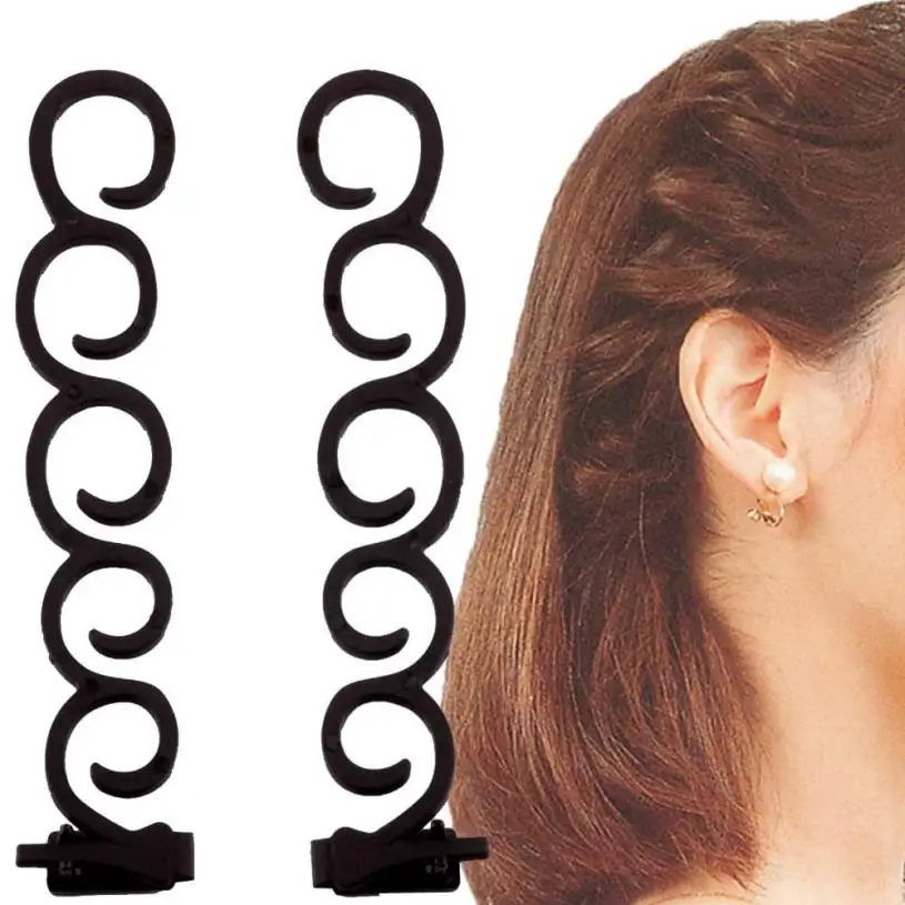 

2pcs Hair Styling Tools Weave Braid Hair Braider Tool Hair Styling Maker Hair Roller Accessories Beauty Tools 2U96