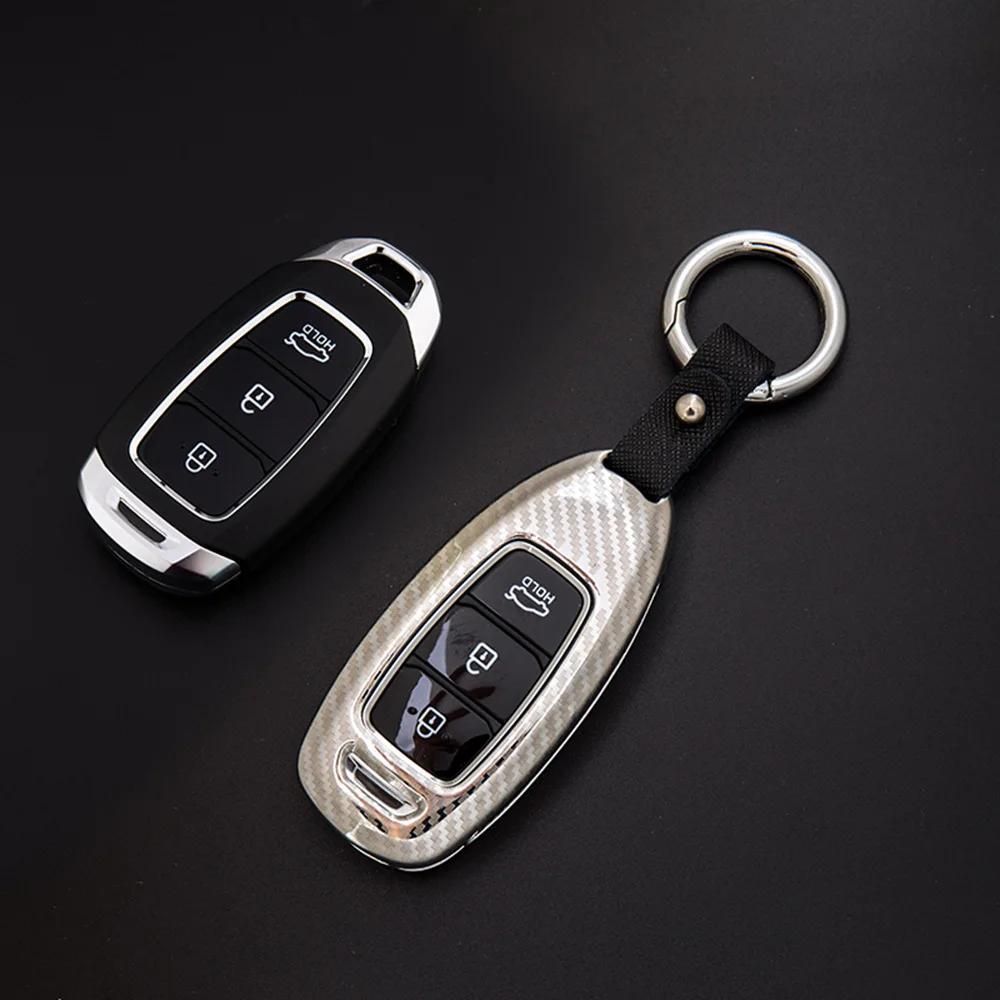 Цинковый брелок для автомобильных ключей, чехол для ключей в виде ракушки Крышка для hyundai i30 Ix35 Solaris Azera Elantra величие Ig акцент Santa Fe крышка