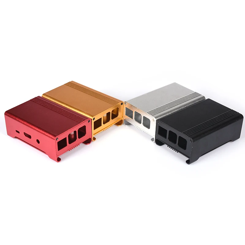 

BIQU 4 Colors Metal Box - Iron Case For Raspberry Pi 2 With Fan Also Fit For Camera Alu-case metal case Free shipping