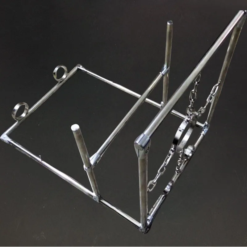 Оправа для БДСМ рамы шлем бандаж из нержавеющей стали ошейник рука лодыжки