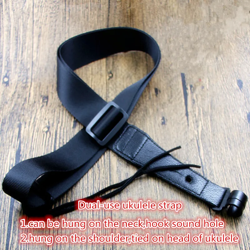 Профессиональный двойной ремень для укулеле крючок на плечо Регулируемый
