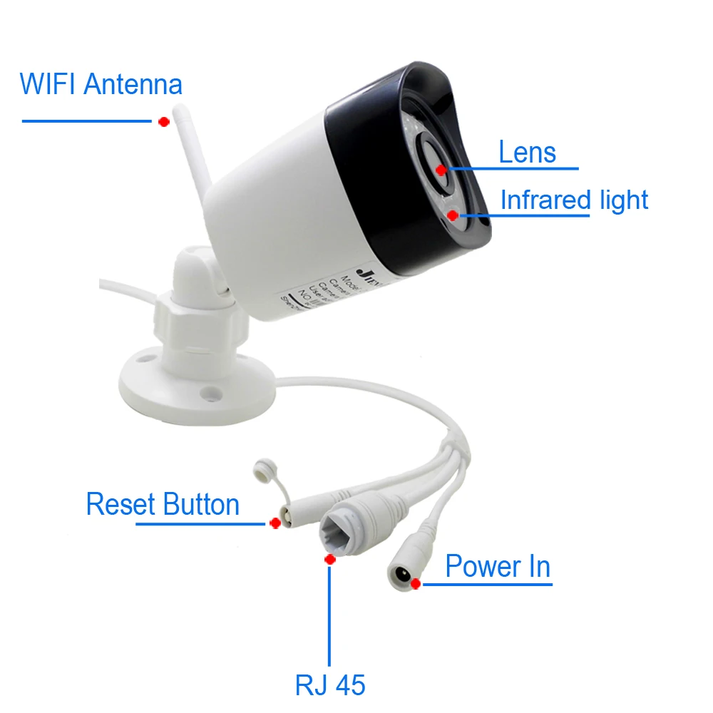  WIFI Camera1080P 960P 720P HD Outdoor CCTV Security Home Surveillance Waterproof Audio Wireless W-I - 33035697542