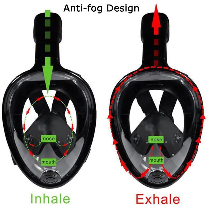 Маска для подводного плавания, маска для подводного плавания, маска для подводного плавания, анти-туман, маска для подводного плавания, для плавания, подводной охоты, дайвинга, для мужчин