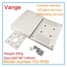 4 шт./лот Корпус для установки электроники коробки настенные 200*56*145 мм ABS пластиковый корпус корпуса КОРПУСА ДЛЯ шасси аппарата