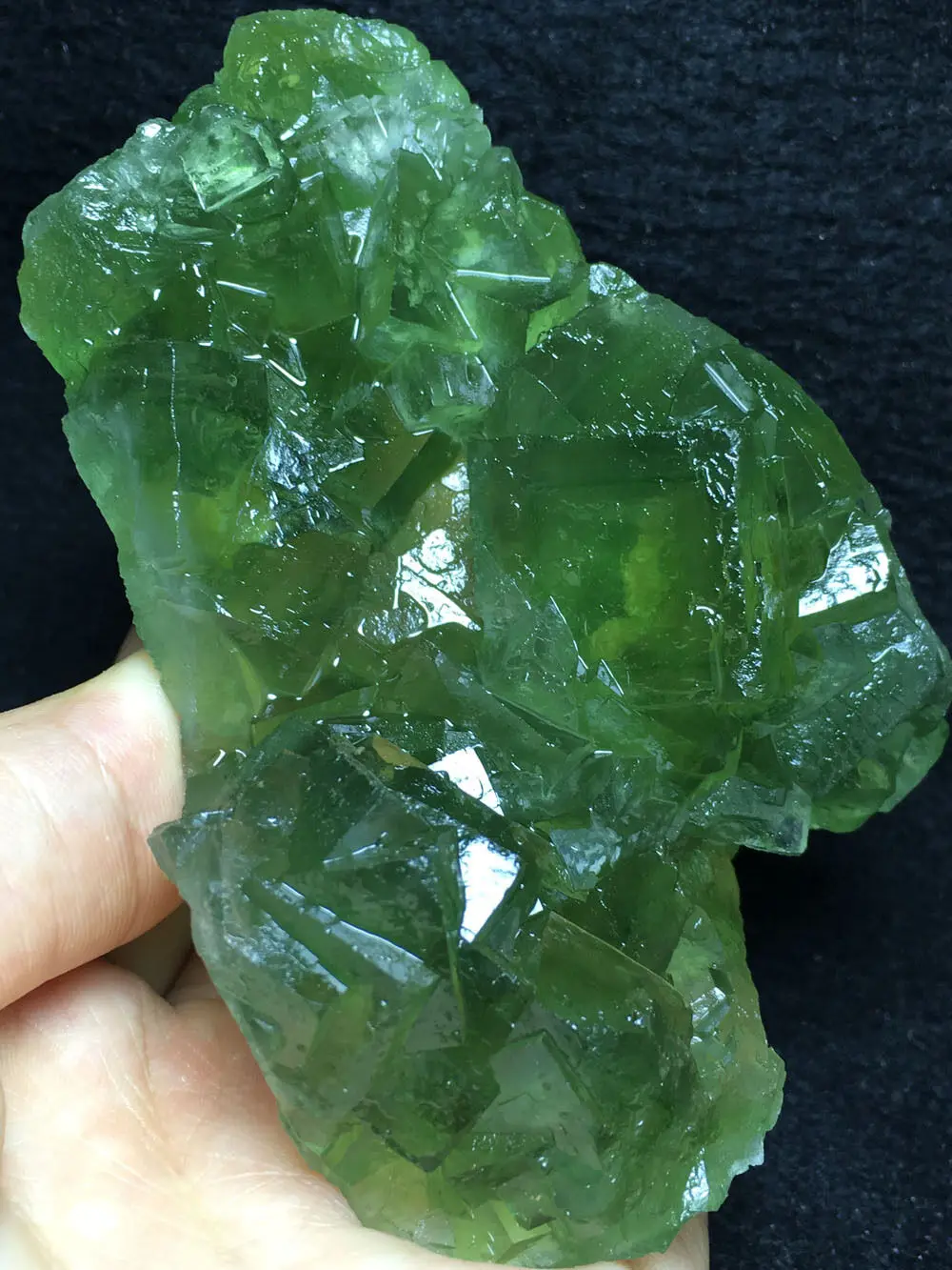 

239g Natural perfect fluorite Mineral Specimen crystals for power