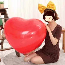 Супер большие воздушные шары в форме сердца, более высокое качество, свадебные фотографии для украшения Дня Святого Валентина, 50 шт./лот
