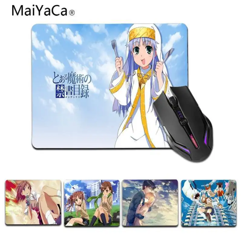 

MaiYaCa In Stocked Anime Toaru Majutsu no Index Anti-Slip Durable Rubber mat mouse Size for 18x22cm 25x29cm Small Mousepad