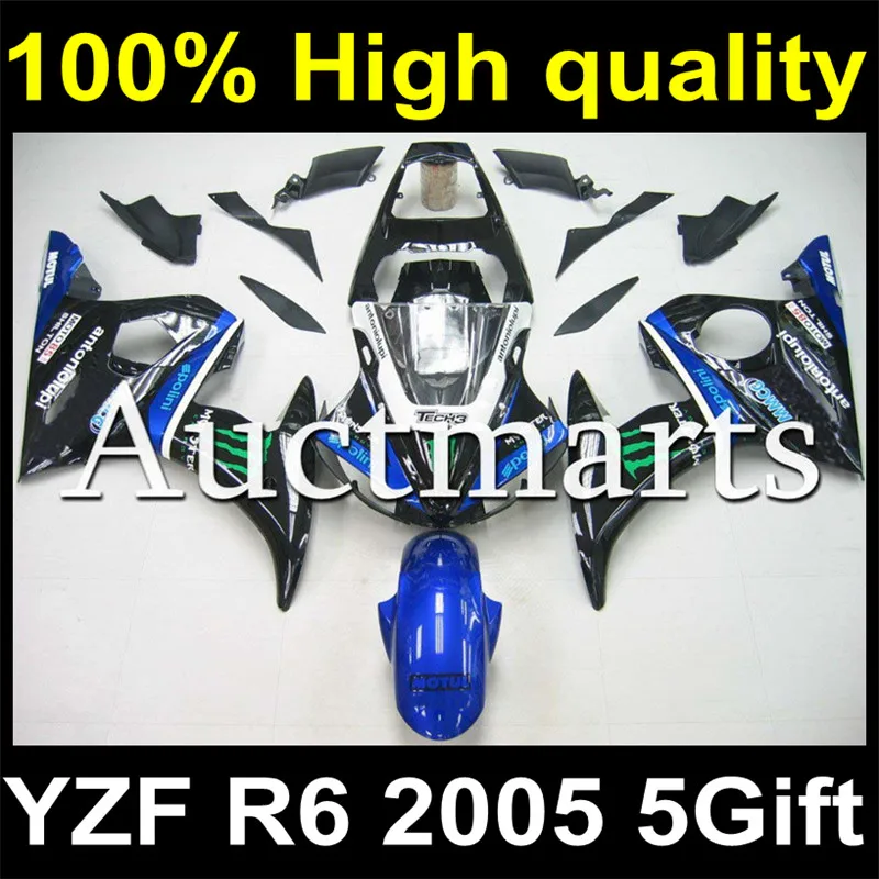 

Complete Plastic Fairing Kit For YAMAHA YZF R6 2005 05 Body Fairing Set Y05-05113388