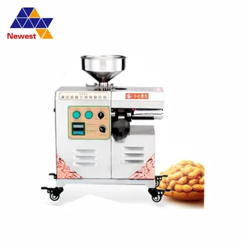 

Independent health Stainless Steel Cold Hot press for peanut,coconut sesame Oil Press Machine free shipping