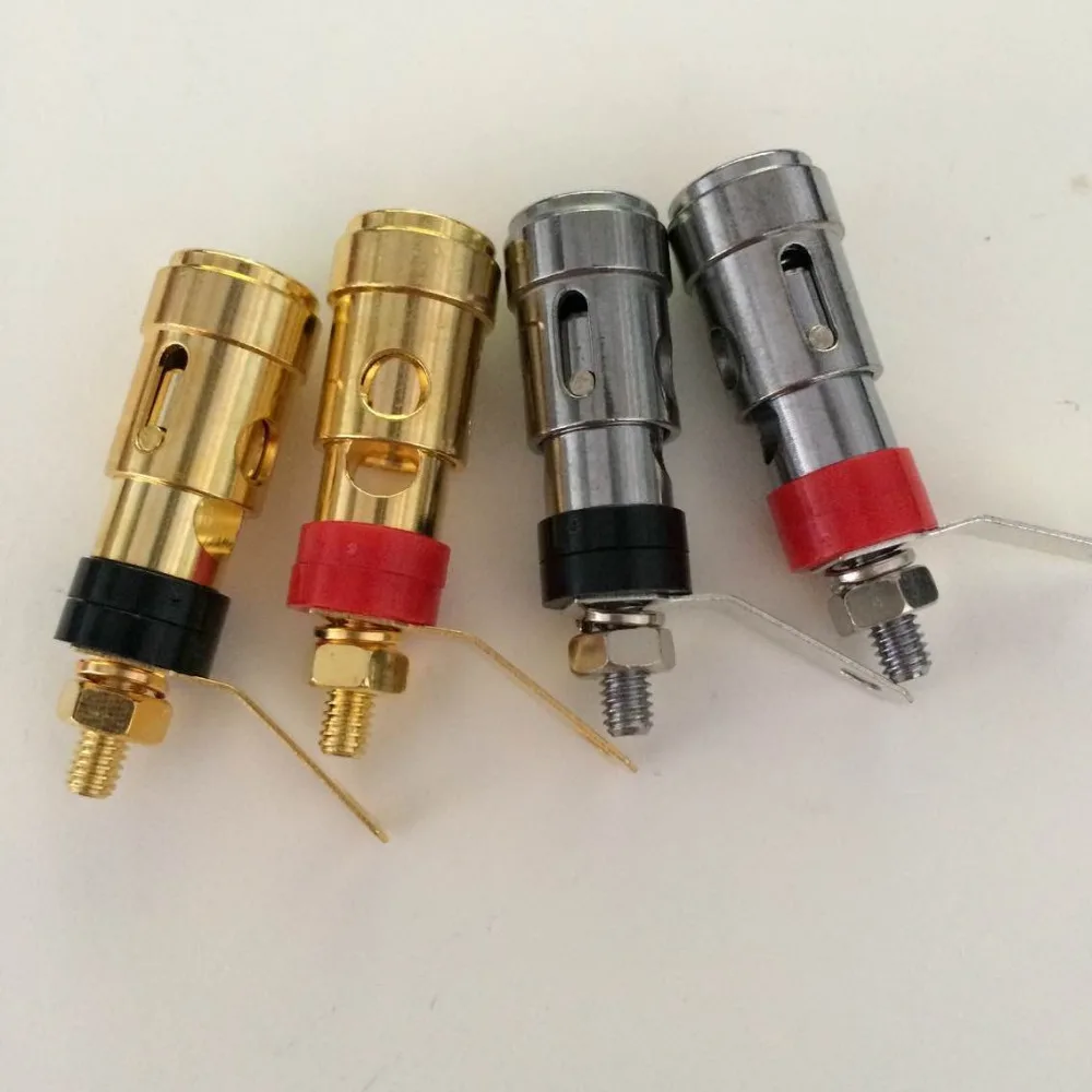 DIY push type binding post clip 205 Pure cupper Speaker terminal