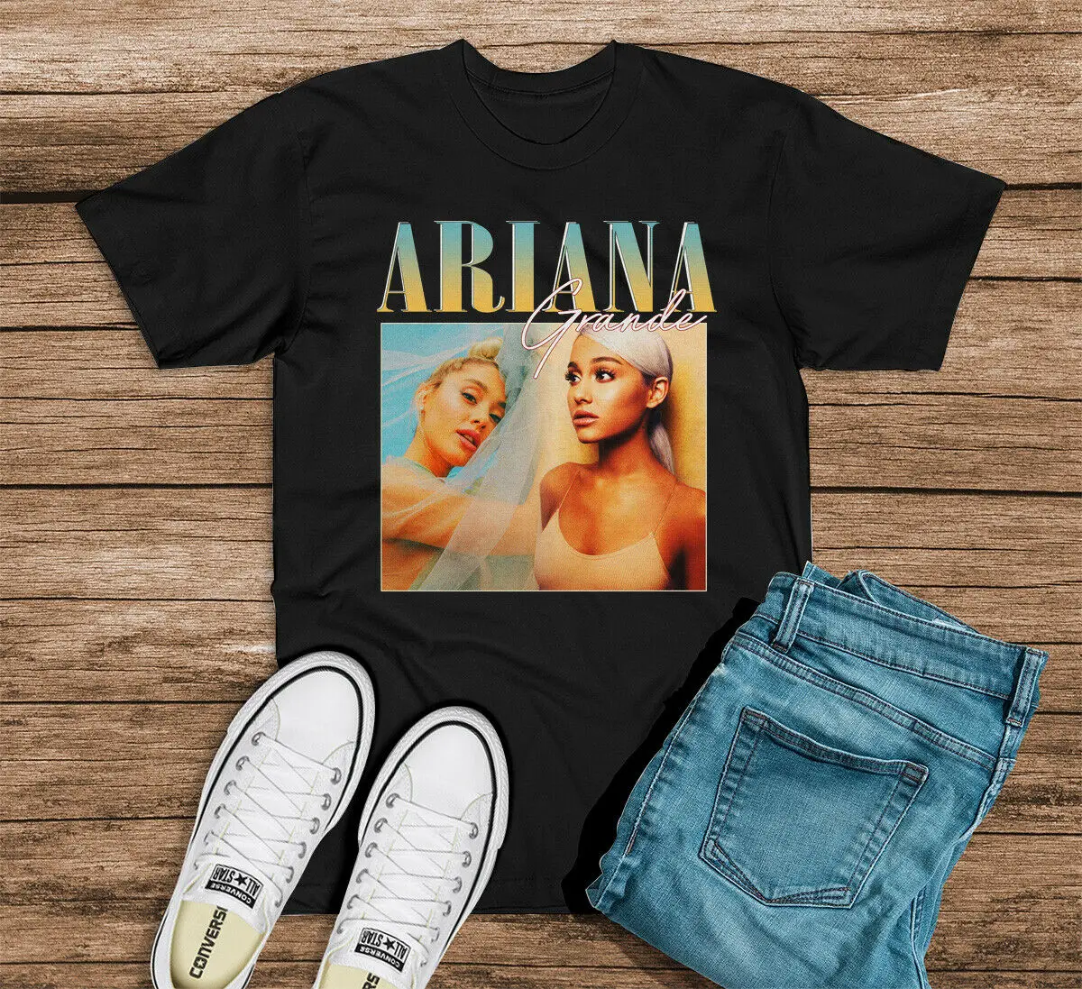 

Ariana Grande 90s Vintage T Shirt Unisex T-shirt Summer Short Sleeve Shirts Tops S~3Xl Big Size Cotton Tees Free Shipping