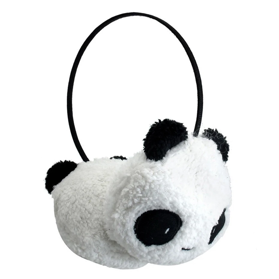 Winter Cute Panda Earmuff Ear Muff Warmer White Free ShippingWomen's