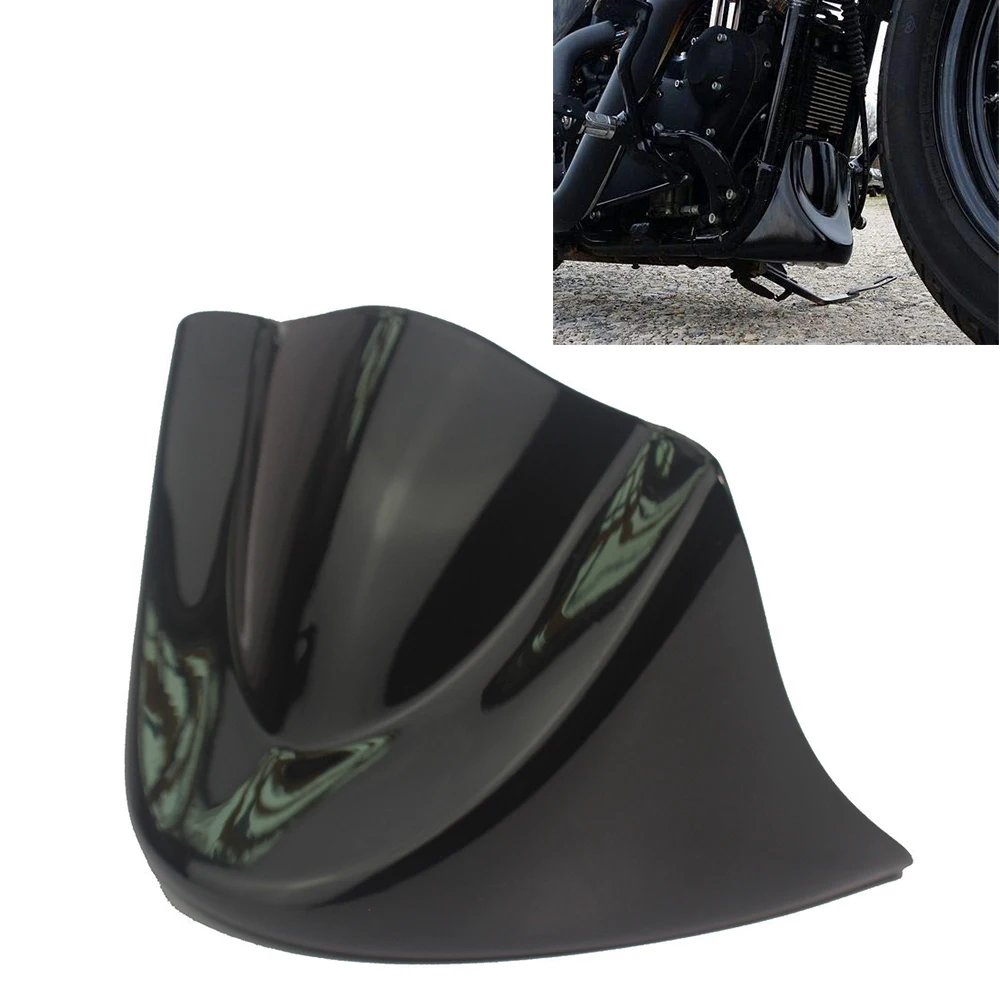 Buy Cherk Gloss Black Plastic Motorcycle Lower Front