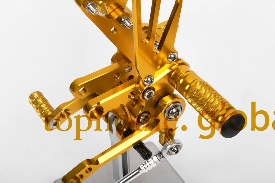 Мотоцикла с ЧПУ Rearsets подножки задний комплект Золотой цвет для Suzuki SV650S sv650, то Мотоцикла с ЧПУ Rearsets подножки задний комплект Золотой цвет для Suzuki SV650S sv650, то