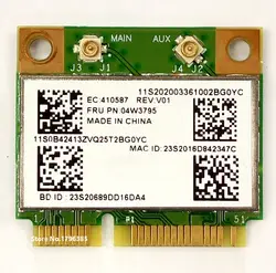 Ssea для Broadcom bcm943142hm bcm43142 Wi-Fi Bluetooth 4.0 Беспроводной карты для IBM ThinkPad Edge E49 E130 E135 E335 E430 04w3795