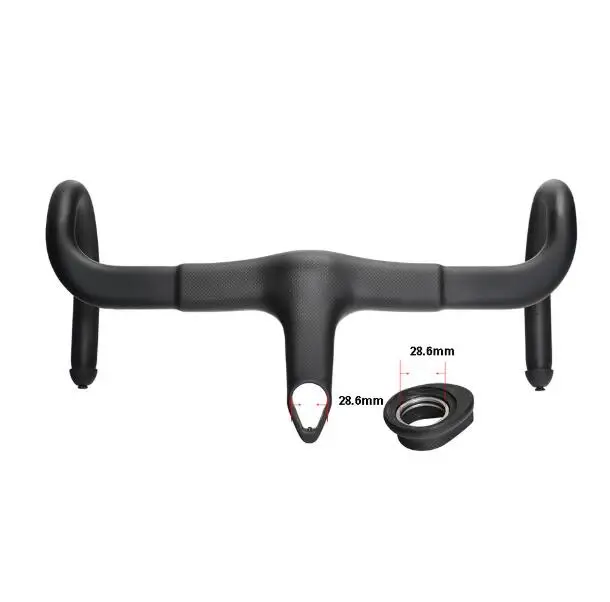 

1 K matt carbon road handlebar 28.6mm high quality road stems carbon handle 31.8x400 / 420 / 440mm handlebar for road bike 330g