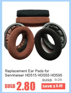 Сменные амбушюры для наушников Sennheiser HD515 HD555 HD595 HD598 HD558 PC360, подушечки для наушников с памятью 9,25