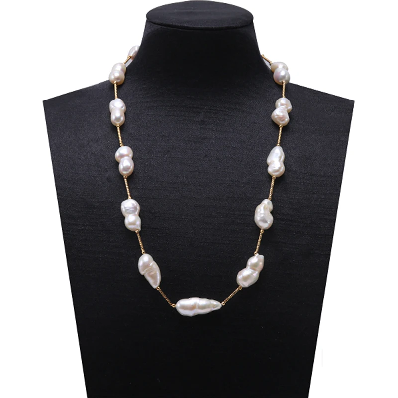 Pearl Necklaces For Women 8-9mm Natural Freshwater White Pearl Necklace Earring Bracelet Sets Wedding Jewelry Birth Gift