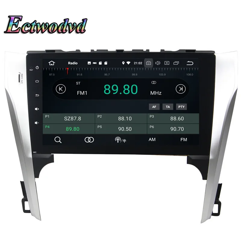 Flash Deal Ectwodvd Octa Core 4G RAM 64G ROM Android 9.0 Car Multimedia DVD Player GPS HeadUnit for Toyota Camry 2012 2013 7