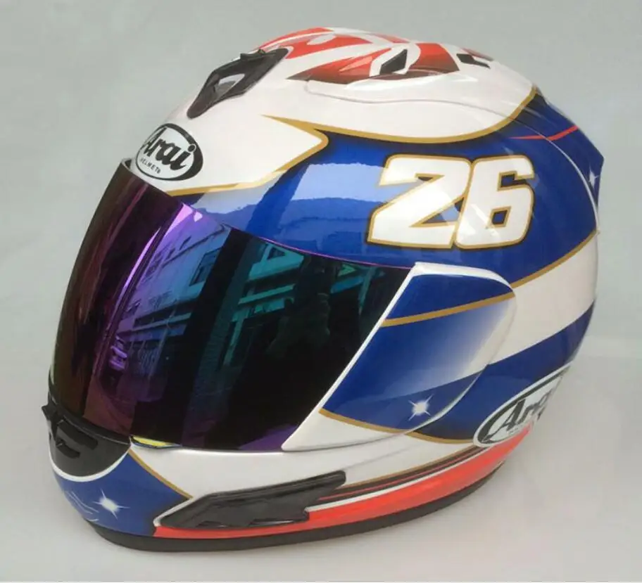 ARAI RX-7 высокого качества Полный шлем мотоцикла. Ветрозащитный Теплый гоночный шлем, Capacete