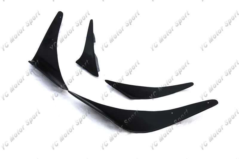 2003-2007 Mitsubishi Evolution 8-9  Jun Style Front Bumper Canard FRP (3)