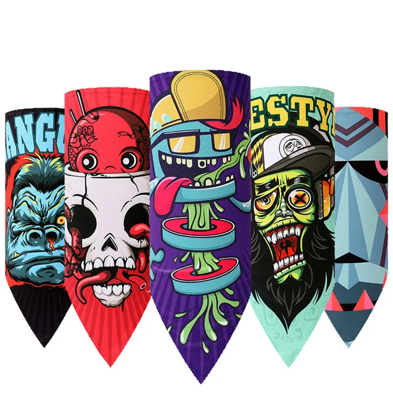 

Halloween 3D Magic Ski Cycling Snowboard Scarf Neck Warmer Face Mask Balaclava Bandana Bike Mask Sweat Towel Free Shipping #3J#F