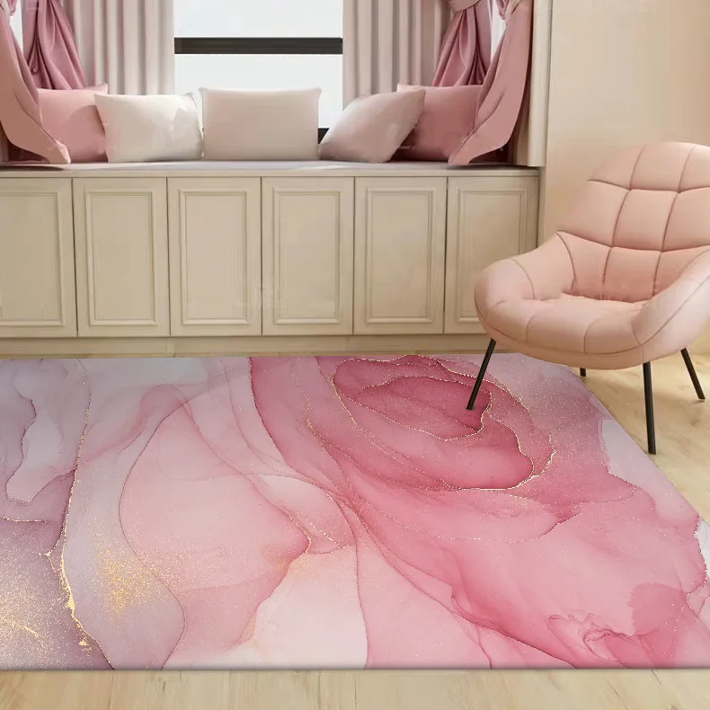 AOVOLL ковры для гостиной спальни современные красивые абстрактные акварельные розовые золотые фиолетовые Коврики для детских комнат