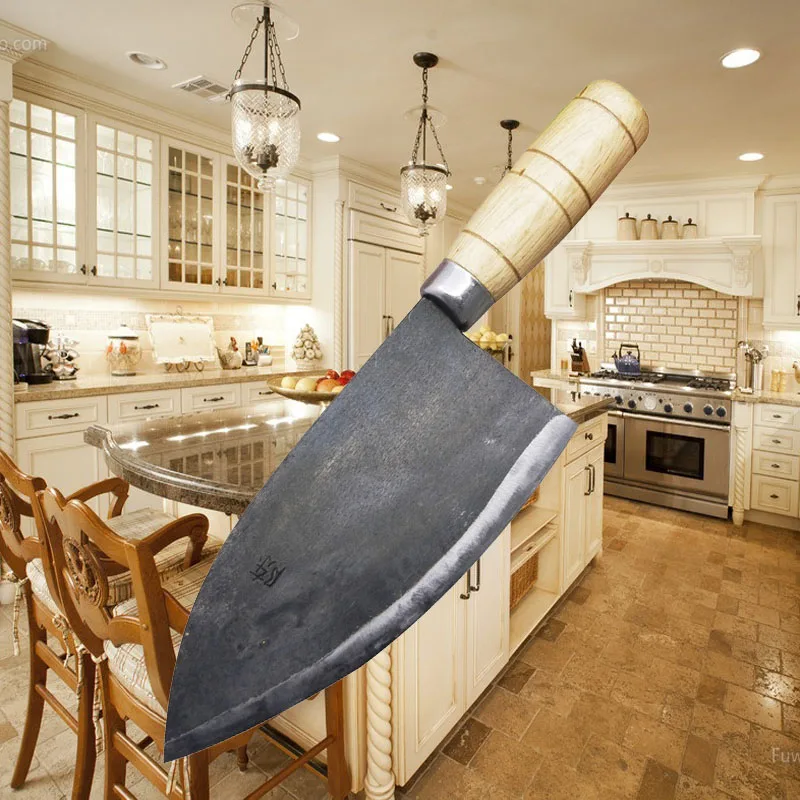 Liang Da Alloy Steel Sharp Kitchen Slicing Meat Chef Knife Household