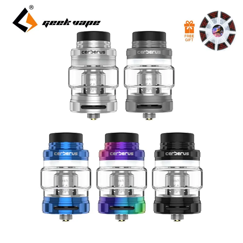 Оригинальный GeekVape Cerberus subohm танк распылителя 5 мл/4 мл 27 диаметр с регулируемым