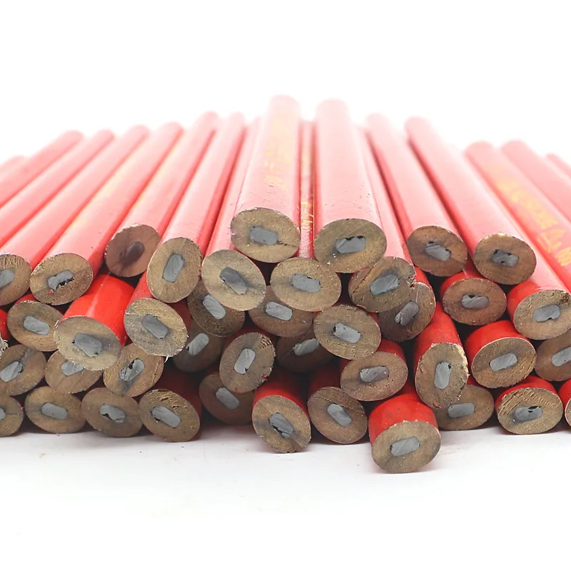 

5pcs Simple Wooden Elliptical Marker Pencill Fashion DIY Engineering Drawing Supplies For Students Practical Art Tool HB Pencils